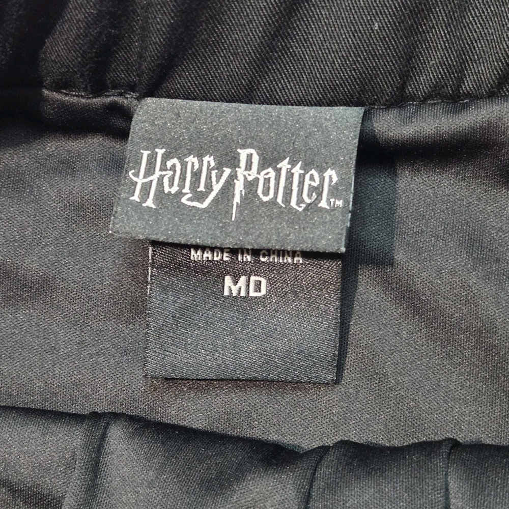 Harry Potter Wizarding World Black Gold Wand Celestial Mini Skirt Scallop Trim M - Picture 9 of 11